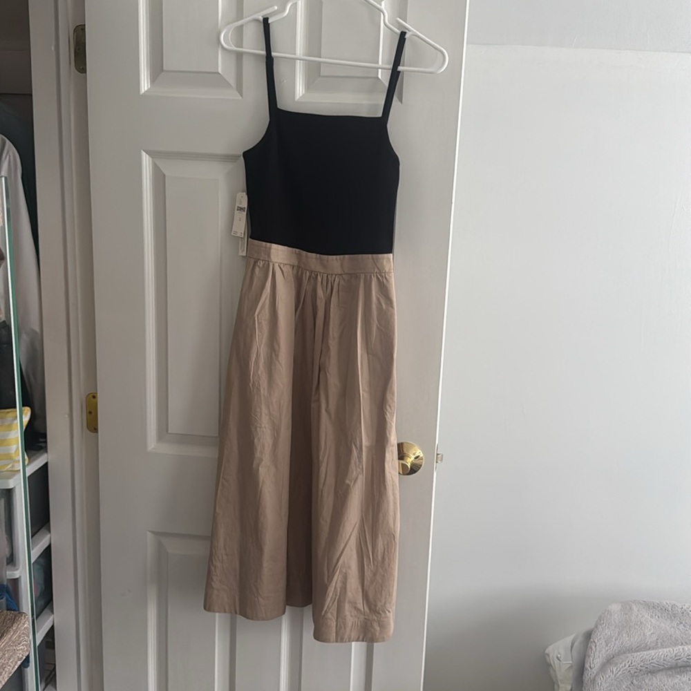 Maeve by Anthropologie Black Midi Dress